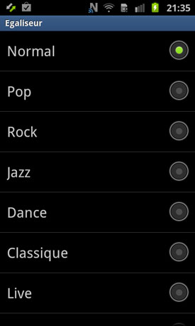 Test Samsung Galaxy S Advance : système d'exploitation + interface