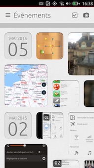 bq Aquaris E4.5 Ubuntu Edition panneau