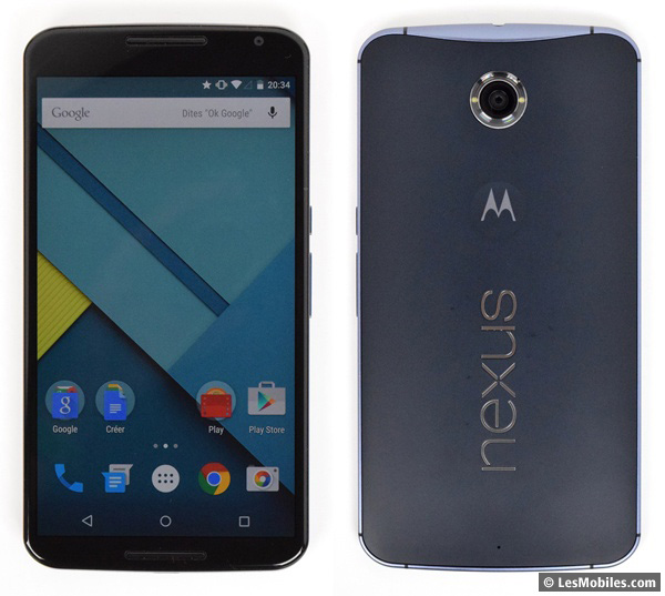 Google Nexus 6 prise en main