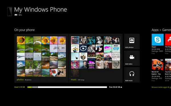 Windows Phone 8 : l'application Windows 8 pour contrôler votre smartphone est disponible gratuitement