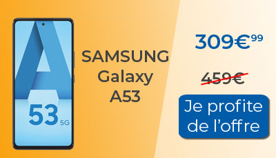Le Samsung Galaxy A53 5G est en promotion