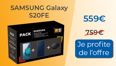 Samsung Galaxy S20FE en promotion chez FNAC