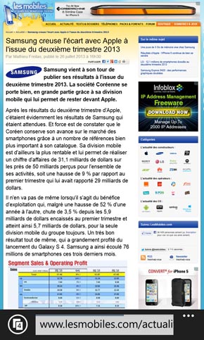 Nokia Lumia 925 : navigateur Web