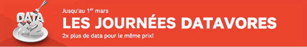 SFR double la data de ses offres RED 3Go et 5Go