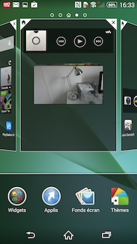Sony Xperia Z2 interface