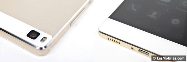 Huawei P8 : appareil photo et haut parleur