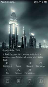 Huawei P8 : écran de verrouillage