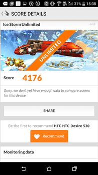 HTC Desire 530 : 3Dmark