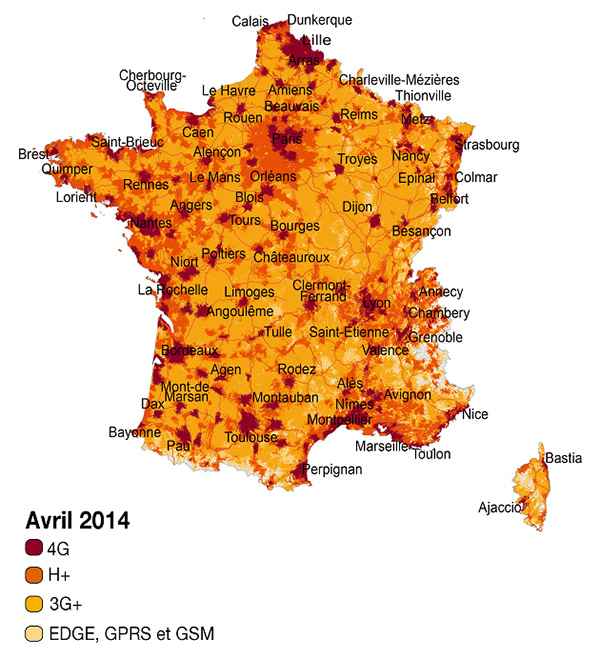 Orange couvre plus de 55% de la population en 4G