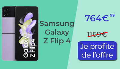 Samsung Galaxy Z Flip 4 promotion noel