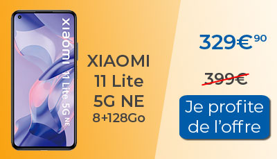 Le Xiaomi 11 Lite 5G NE est en promotion chez Amazon