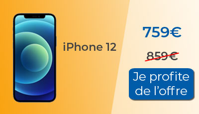 100? de remise sur l'iPhone 12