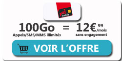 promo forfait nrj mobile 100Go
