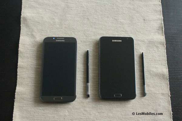 Comparaison des deux Galaxy Note