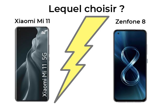 Asus Zenfone 8 contre Xiaomi Mi 11, lequel est le meilleur pour vous ?