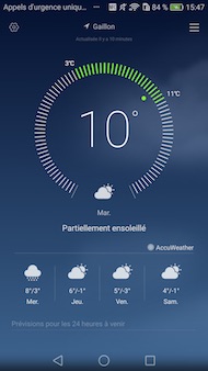 Huawei Nova interface