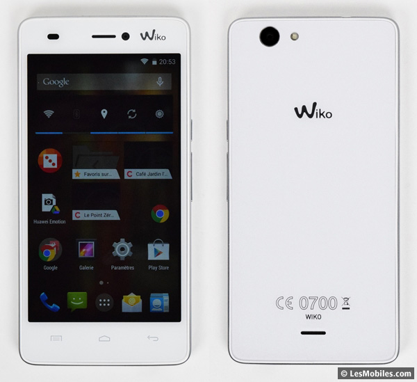 Wiko Highway Signs : avant / arrière