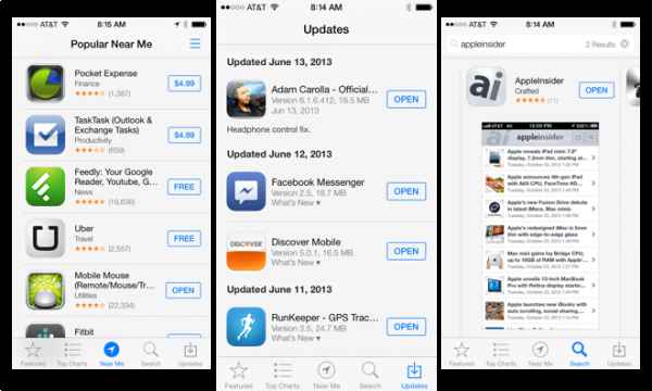 iOS7 : des changements d’interface et des nouveautés pour l’Appstore