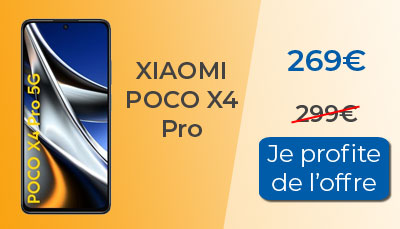 Le Xiaomi POCO X4 Pro est au meilleur prix chez Fnac