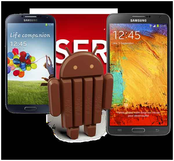 Samsung Galaxy S4 et Galaxy Note 3 : la mise à jour Android 4.4 KitKat dès le mois de janvier chez SFR