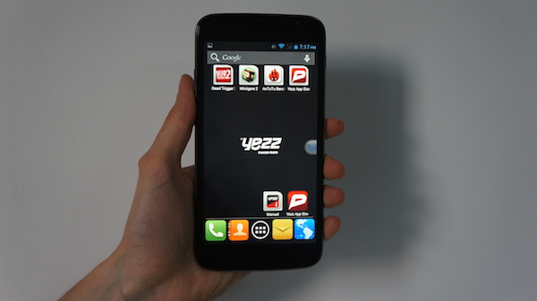 prise en main du Yezz Andy 6