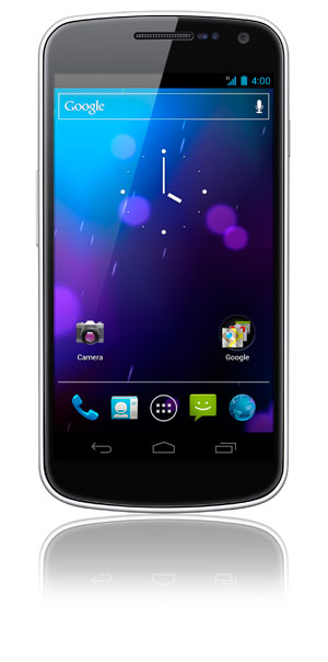 Samsung Galaxy Nexus : les photos officielles de Samsung pour la version blanche