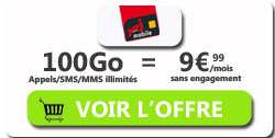 promo forfait NRJ Mobile 100Go