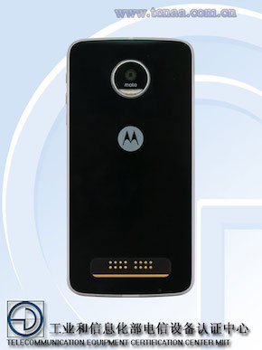 Moto Z Play Tenaa