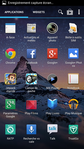 Wiko Cink Peax 2 : applications