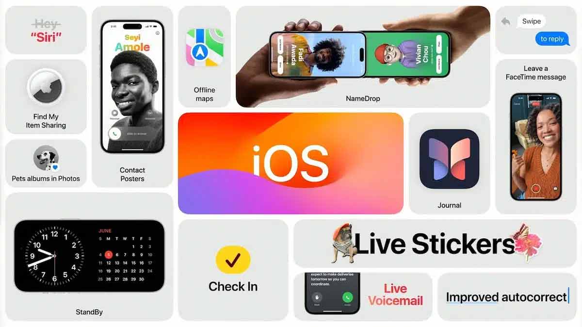 iOS 17, toutes les nouveautés, la date de disponibilité et les iPhone concernés