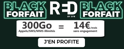 RED Black Forfait 300Go