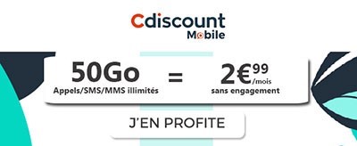 forfait 50Go Cdiscount