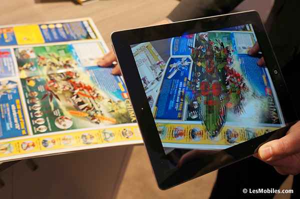 Exemples d'applications de réalitée augmentée utilisant Qualcomm Vuforia