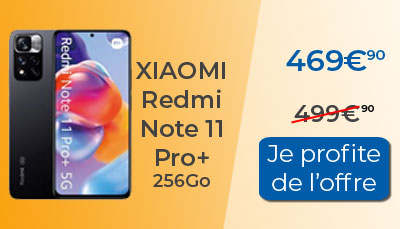 Le Xiaomi Redmi Note 11 Pro Plus 256GO est à 469? chez Amazon
