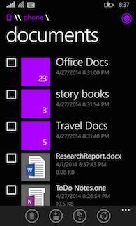 L'explorateur de fichiers pour Windows Phone sortira en juin