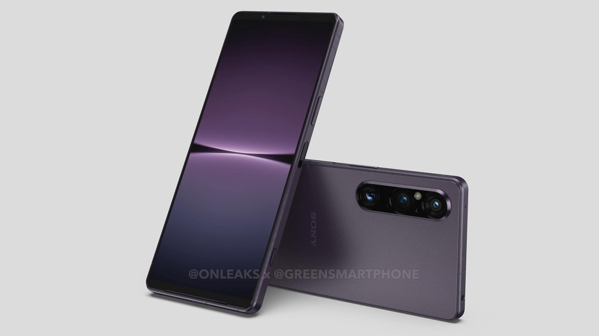 Un premier rendu réaliste du futur smartphone Sony Xperia 1 V en fuite