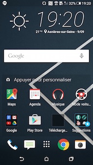 HTC Desire 626 interface