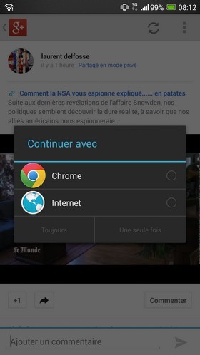 HTC One Max : Internet
