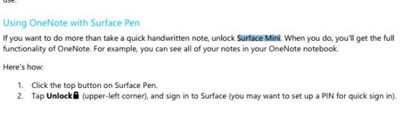 Le mode d'emploi de la Surface Pro 3 explique comment fonctionne la Surface Mini !