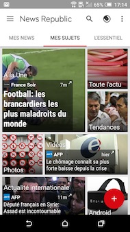 HTC One A9 interface