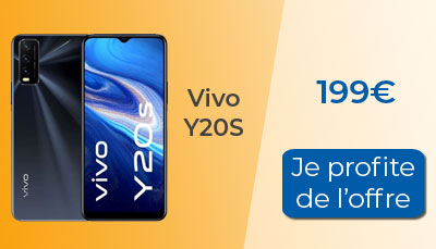 Le smartphone Vivo Y20S est enfin disponible