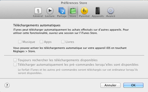 Apple iTunes 10.5 iOS 5 mise à jour