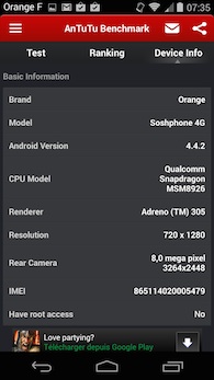 SoshPhone 4G Antutu