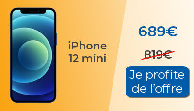 Soldes : iPhone 12 mini en promotion