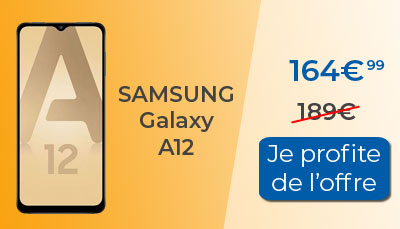 Samsung Galaxy A12 en promo chez Fnac