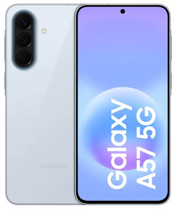 Samsung Galaxy A57 bleu clair
