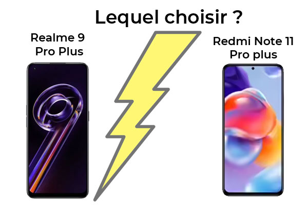 Realme 9 Pro Plus vs Redmi Note 11 Pro Plus 5G : lequel acheter ?