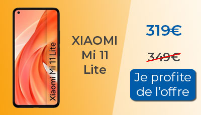 Le Xiaomi Mi 11 Lite est à 319? chez Fnac