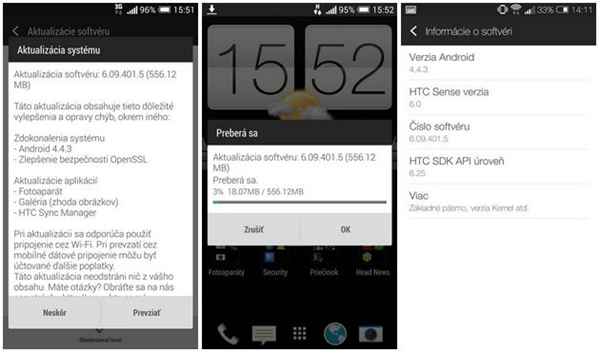 HTC One : le déploiement d'Android 4.4.3 a débuté en Europe