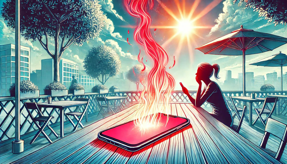 smartphone surchauffe